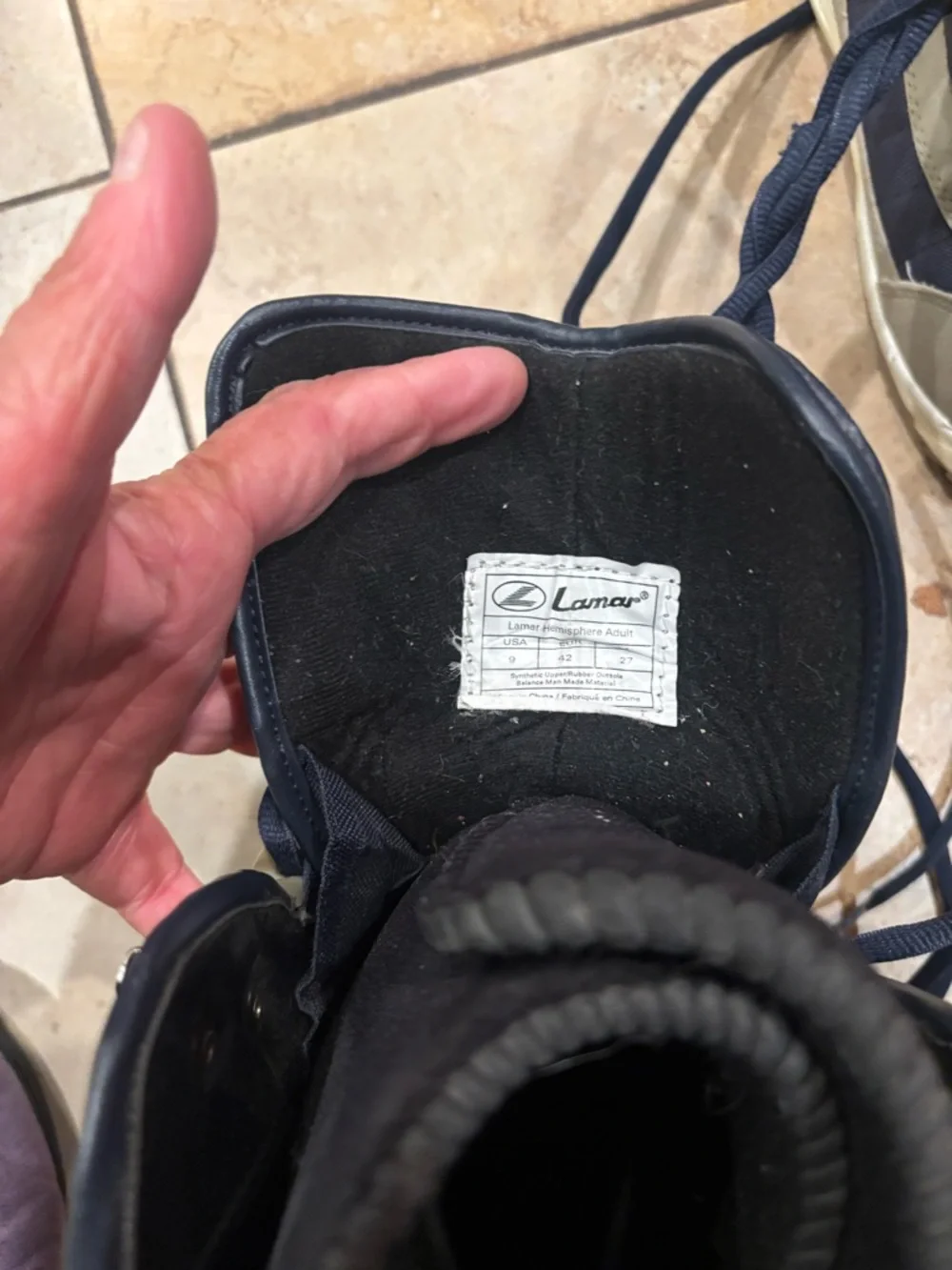 Men's Navy and Gray Insulated Rain & Snow Boots